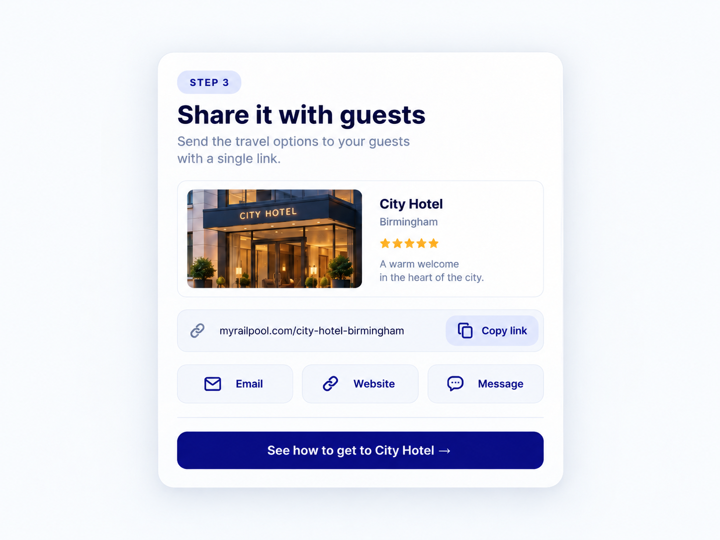 Share it with guests